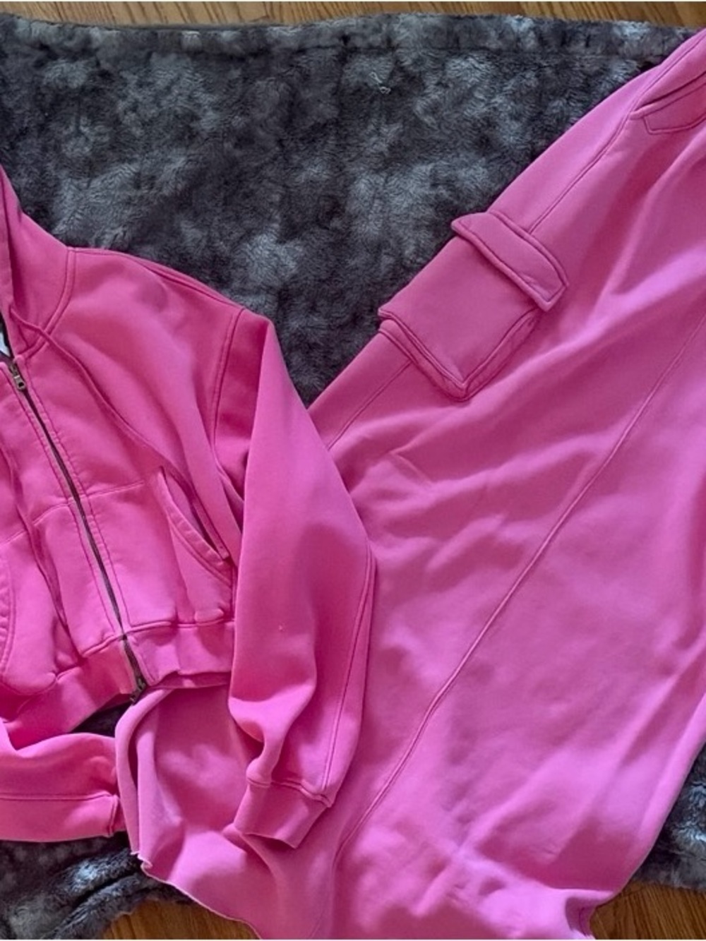 Body Envy Pink Women's Zip Hoodie Jacket - Brand Unspecified